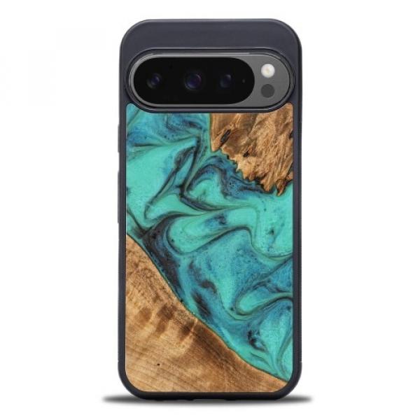 Drewniane etui do Google Pixel 9 / 9 Pro, Bewood Unique Turquoise