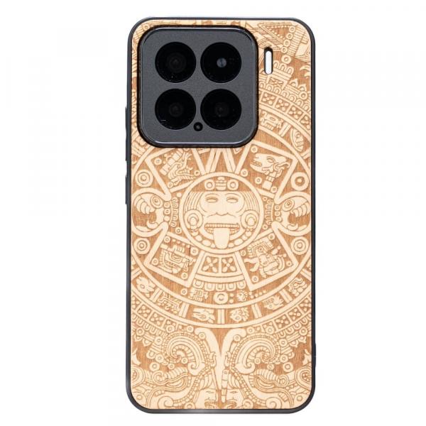 Drewniane etui do Xiaomi 15, Bewood Kalendarz Aztecki Aniegre