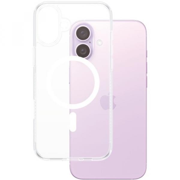 Etui pancerne PanzerGlass HardCase MagSafe do iPhone 16 Plus, przezroczysto-białe