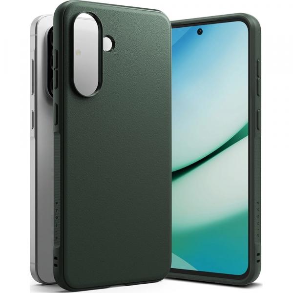 Etui Ringke Onyx do Galaxy A36 / A56 5G, ciemnozielone