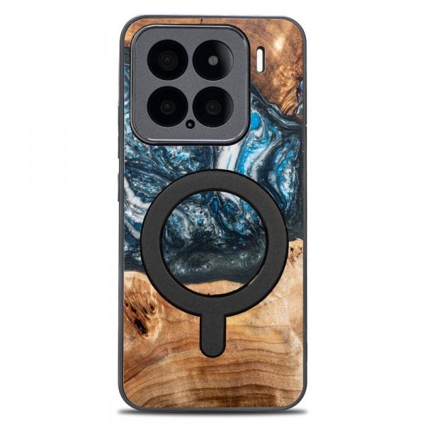 Drewniane etui do Xiaomi 15, Bewood Unique Planets Ziemia do MagSafe