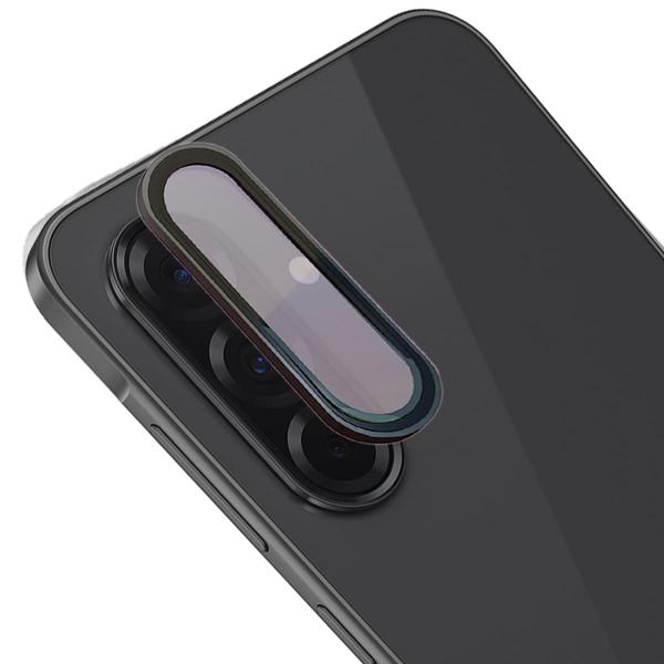 Szkło na aparat Bizon Glass Snap Lens do Galaxy A36 5G, 1 zestaw, czarna ramka
