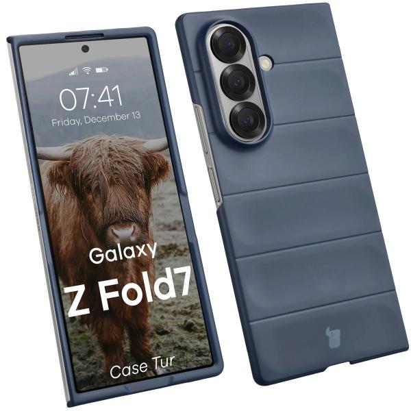 Pancerne etui Bizon Case Tur do Galaxy Z Fold7, granatowe