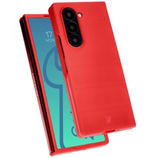 Pancerne etui Bizon Case Tur do Galaxy Z Fold6, czerwone