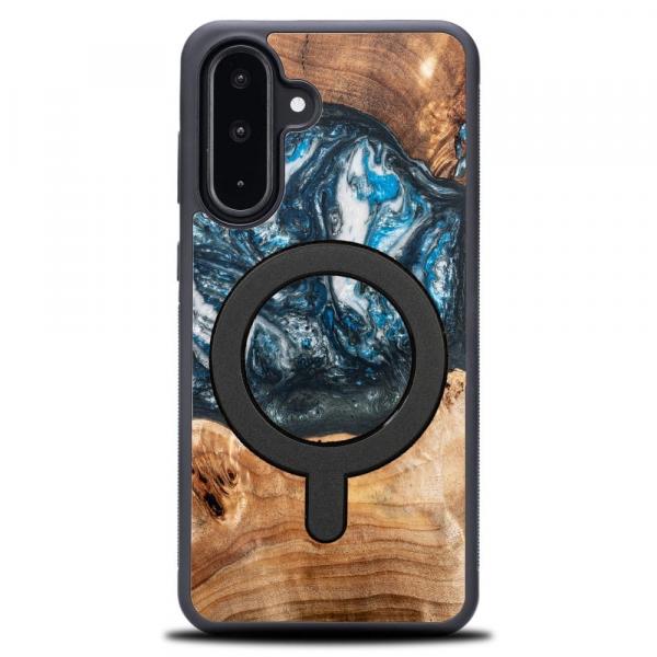 Drewniane etui do Galaxy A26 5G, Bewood Unique Planets Ziemia do MagSafe