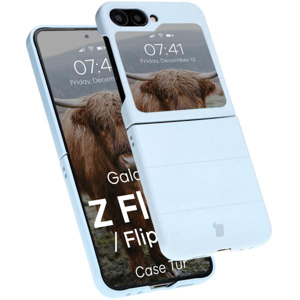 Pancerne etui Bizon Case Tur do Galaxy Z Flip7 FE / Z Flip6, jasnoniebieskie