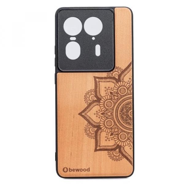 Drewniane etui Bewood Mandala Jabłoń do Motorola Edge 50 Ultra