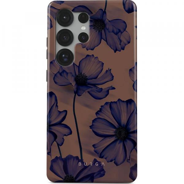 Etui Burga Velvet Night Tough do Galaxy S25 Ultra, brązowo-granatowe