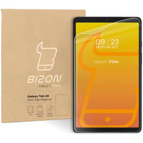 Folia imitująca papier Bizon Film Tab Papirus do Galaxy Tab A9, 2 sztuki