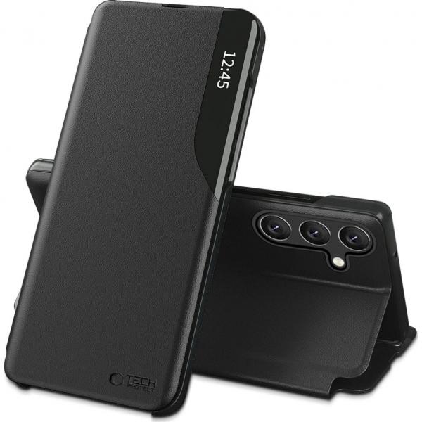 Etui z klapką Tech-Protect Smart View do Galaxy A36 5G, czarne