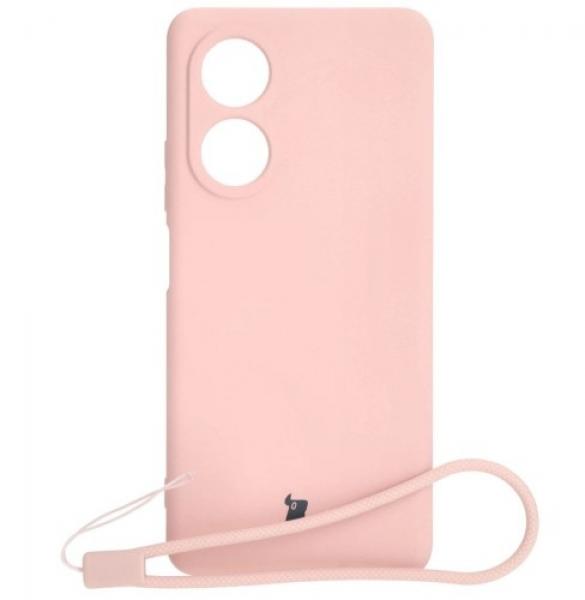 Etui Bizon Case Silicone do Oppo A58 4G, jasnoróżowe