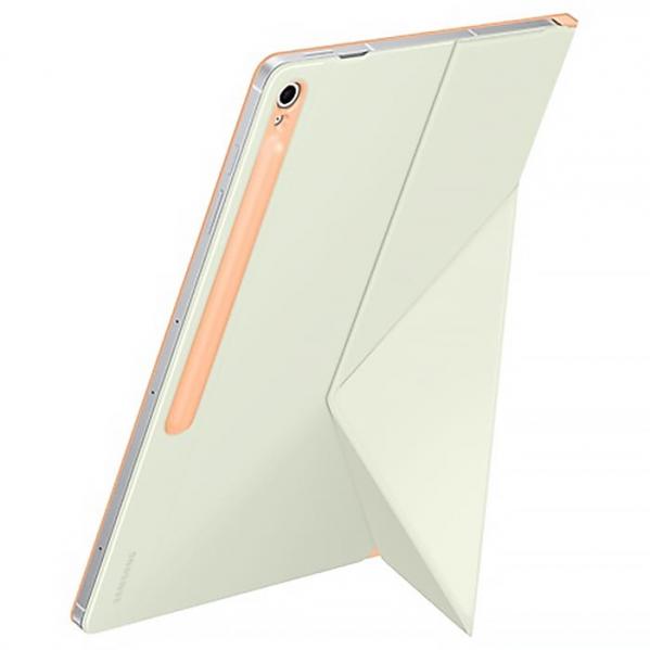 Etui Samsung Smart Book Cover do Galaxy Tab S9 Plus / S9 FE Plus, pomarańczowo-zielone