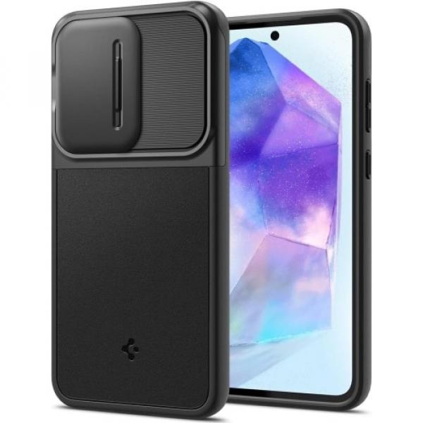 Etui Spigen Optik Armor do Galaxy A55 5G, czarne