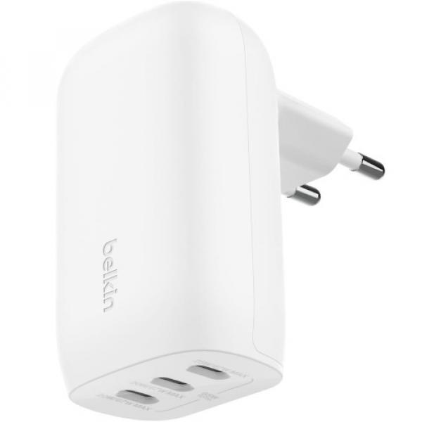 Ładowarka sieciowa Belkin Boost 3-Port USB-C PD 3.1 PPS 67W, biała
