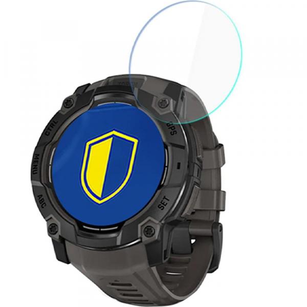 Szkło hybrydowe 3mk Watch Protection do Garmin Instinct 3 50 mm, 3 sztuki