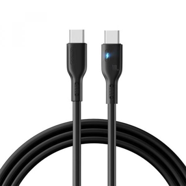 Kabel do ładowania / transmisji danych Joyroom Premium Series USB-C do USB-C, 100W, 2m, czarny