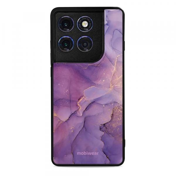 Etui ochronne do Motorola Edge 60 Pro, Mobiwear Glossy Case, fioletowe