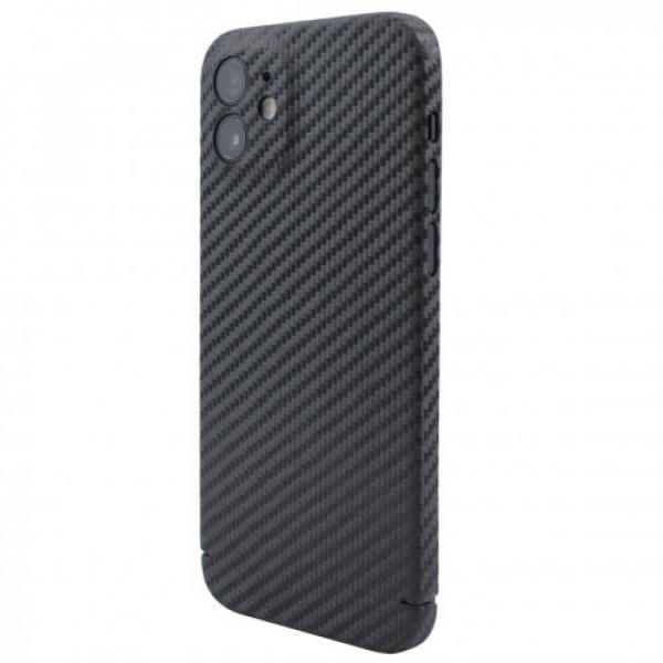 Etui Nevox Real Carbon Series Cover iPhone 12, czarne