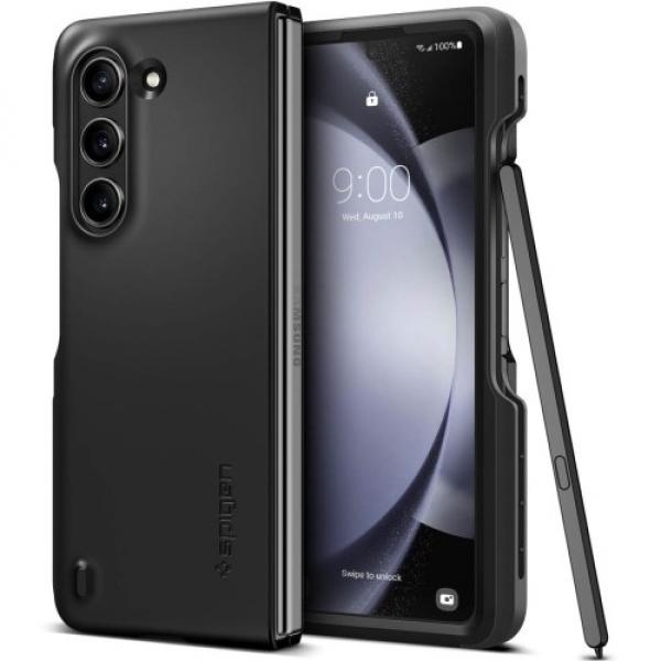 Etui Spigen Thin Fit P do Galaxy Z Fold5, czarne