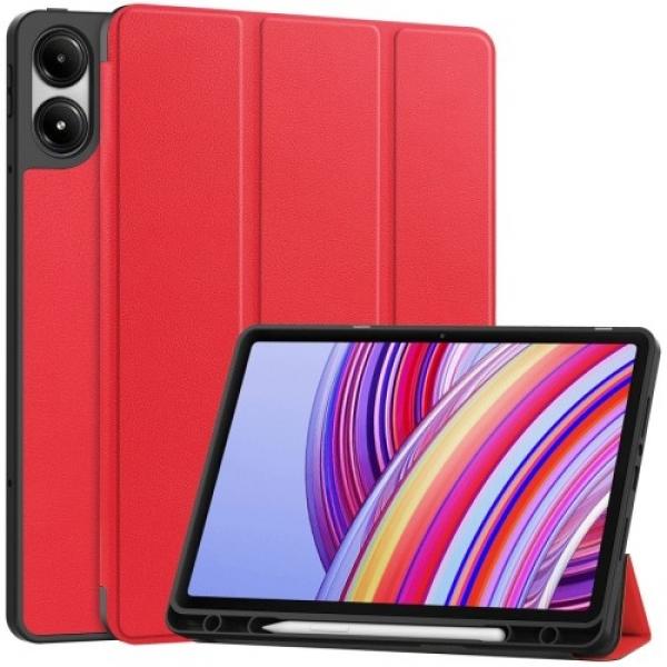 Etui z klapką Bizon Case Tab Lizard do Xiaomi Redmi Pad Pro 12.1, czerwone