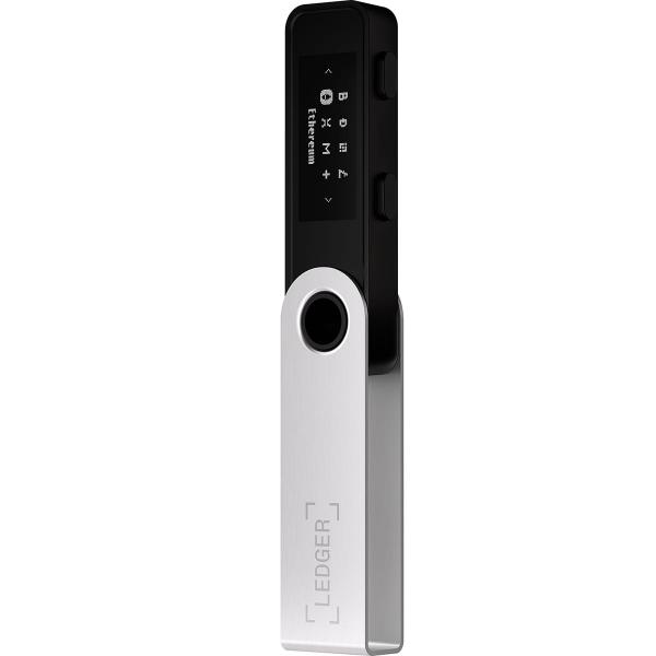 Portfel kryptowalut i NFT Ledger Nano S Plus, srebrno-czarny