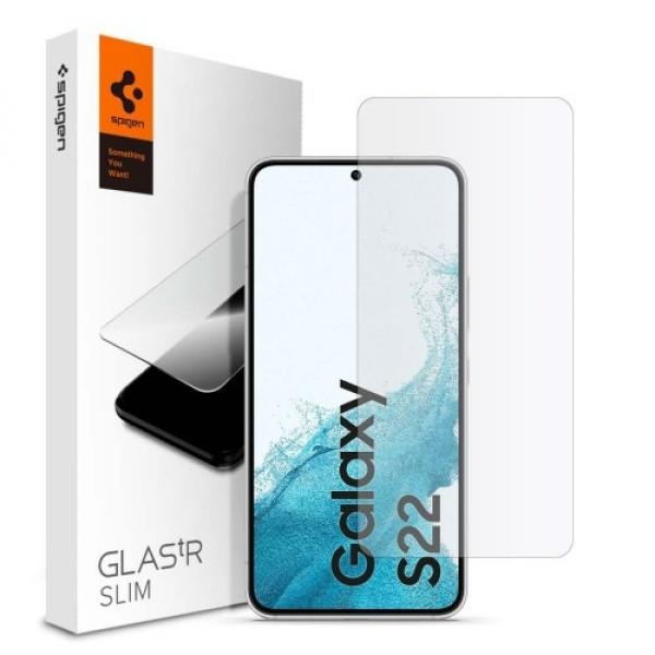 Szkło do etui Spigen Glas.tr Slim 1-Pack Galaxy S22