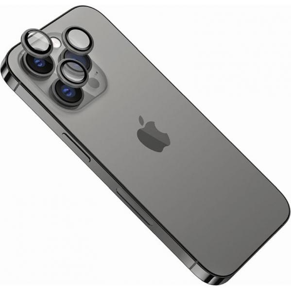 Szkło na aparat Fixed Invisible Camera Glass do iPhone 14 Pro / 14 Pro Max, szare