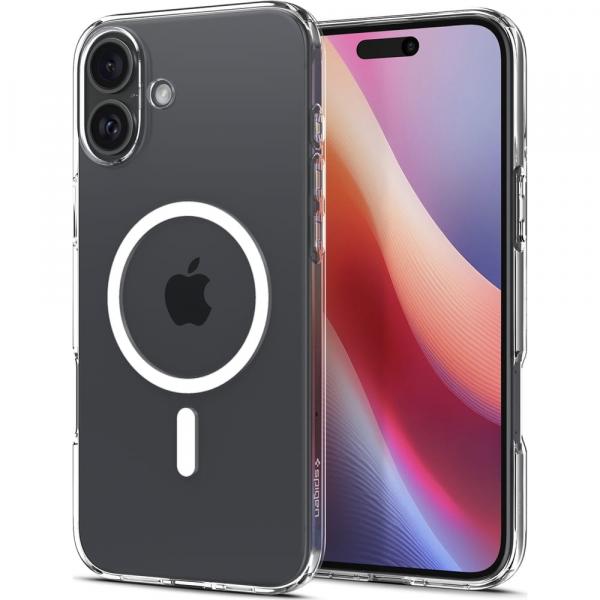OUTLET: Etui Spigen Liquid Crystal Mag do MagSafe do iPhone 16, przezroczyste