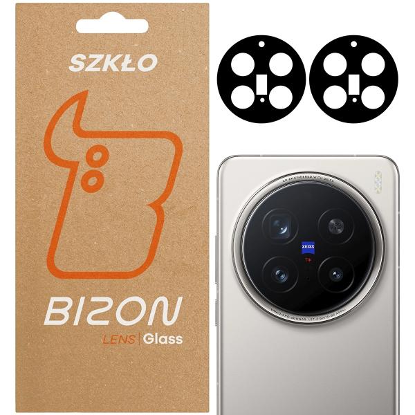 Szkło na aparat Bizon Glass Lens do Vivo X200 Pro, 2 sztuki