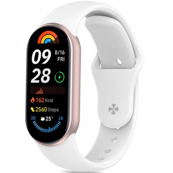 Pasek Tech-Protect Iconband Pure do Xiaomi Smart Band 10 / 9 / 9 NFC / 8, biały