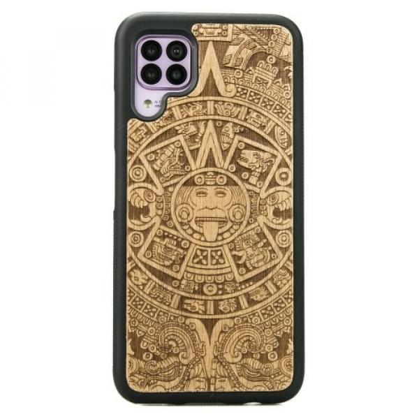 Drewniane etui do Huawei P40 Lite, Bewood Kalendarz Aztecki Aniegre