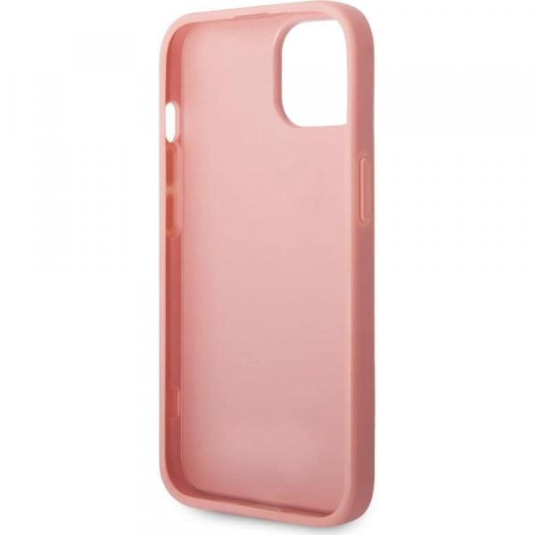 OUTLET: Etui Guess Hardcase Glitter Script do iPhone 14 Plus, różowe
