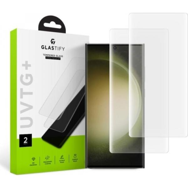 Szkło hartowane Glastify UVTG+ 2 PACK do Galaxy S23 Ultra