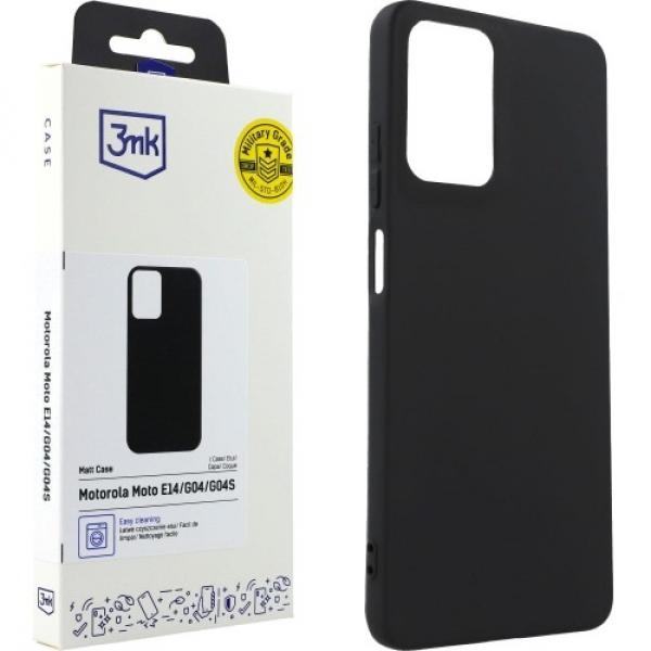 Etui 3mk Matt Case do Motorola Moto E14/G04/G04S, czarne