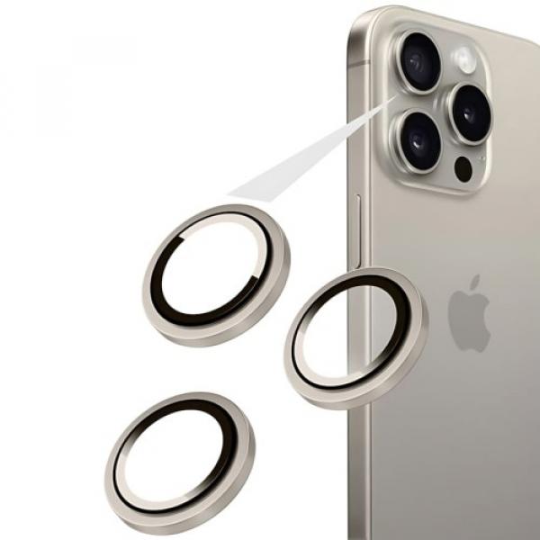 Szkło na aparat Fixed Invisible Camera Glass do iPhone 16 Pro/ 16 Pro Max, tytanowe