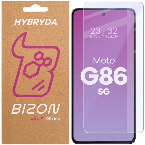 Elastyczne szkło hybrydowe Bizon Glass Mule do Motorola Moto G86 5G