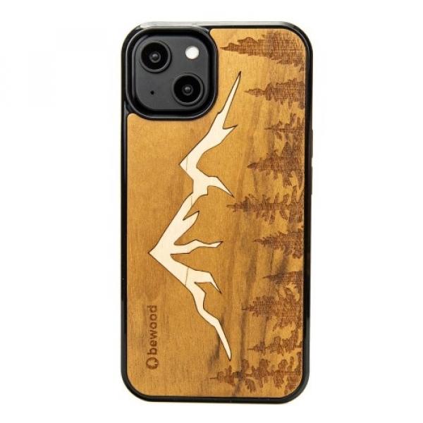 Drewniane etui do iPhone 15, Bewood Góry Imbuia