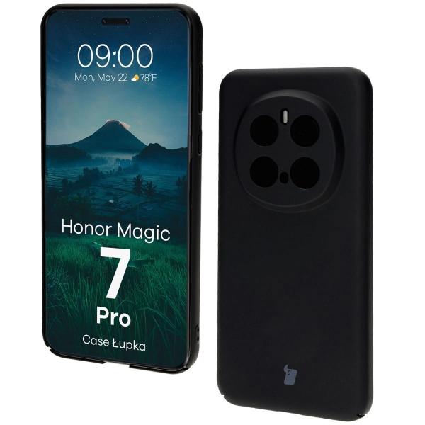 Etui Bizon Case Łupka do Honor Magic7 Pro, czarne