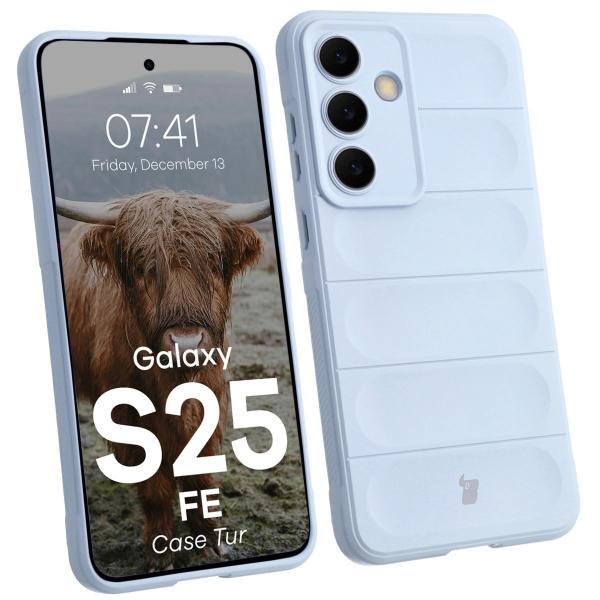 Pancerne etui Bizon Case Tur do Galaxy S25 FE, jasnoniebieskie