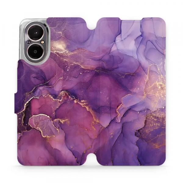Etui z klapką do Realme C67 4G, Mobiwear Book, fioletowe