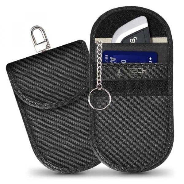 Etui Klatka Faradaya Tech-Protect KLR100 Pouch Keyless RFID Signal Blocker Case, karbonowe