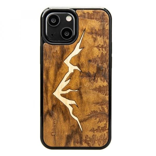 Drewniane etui do iPhone 13 Mini, Bewood Góry Imbuia