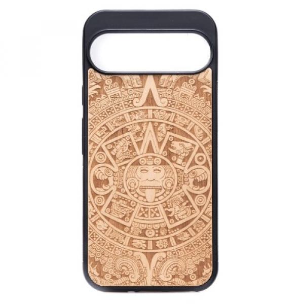 Drewniane etui do Google Pixel 9 / 9 Pro, Bewood Kalendarz Aztecki Aniegre