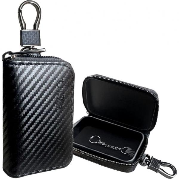 Etui Klatka Faradaya Tech-Protect KLR300 Pouch Keyless RFID Signal Blocker Case, karbonowe
