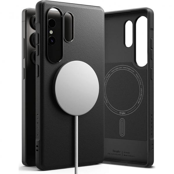 Etui Ringke Onyx Magnetic do Galaxy S25 Ultra, czarne
