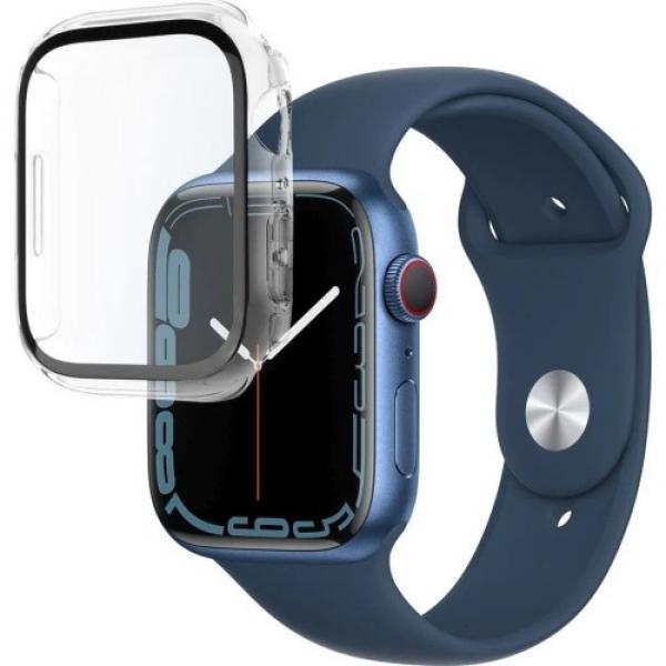 Etui z osłoną ekranu Fixed Pure Apple Watch 41 mm, przezroczyste