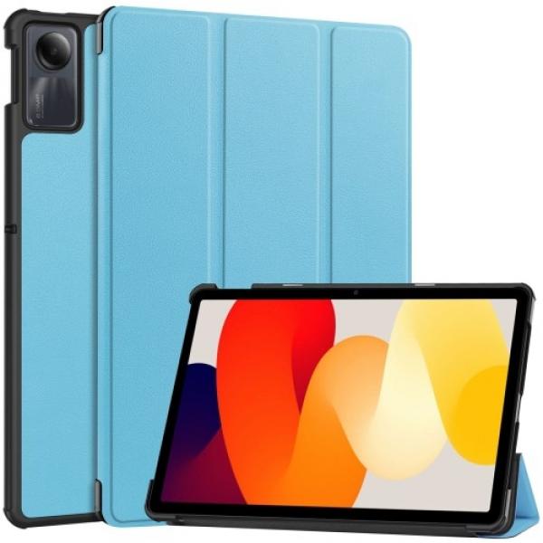 Etui Bizon Case Tab Croc do Xiaomi Redmi Pad SE, błękitne