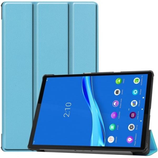 Etui Bizon Case Tab Croc do Lenovo Tab M10 Plus (1/2 Gen.), błękitne