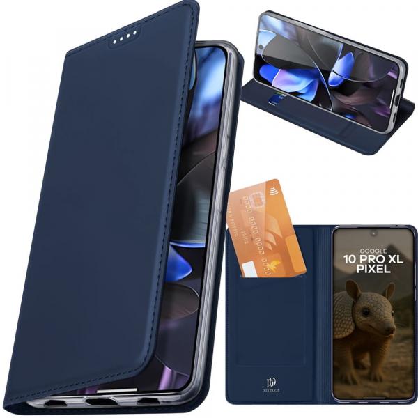Etui z klapką Dux Ducis Skin Pro do Google Pixel 10 Pro / 10, granatowe