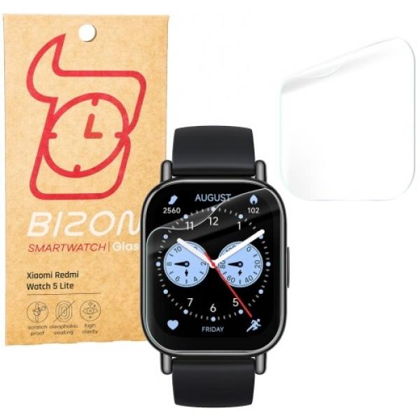 Folia hydrożelowa na ekran Bizon Glass Watch Hydrogel do Xiaomi Redmi Watch 5 Lite, 2 sztuki